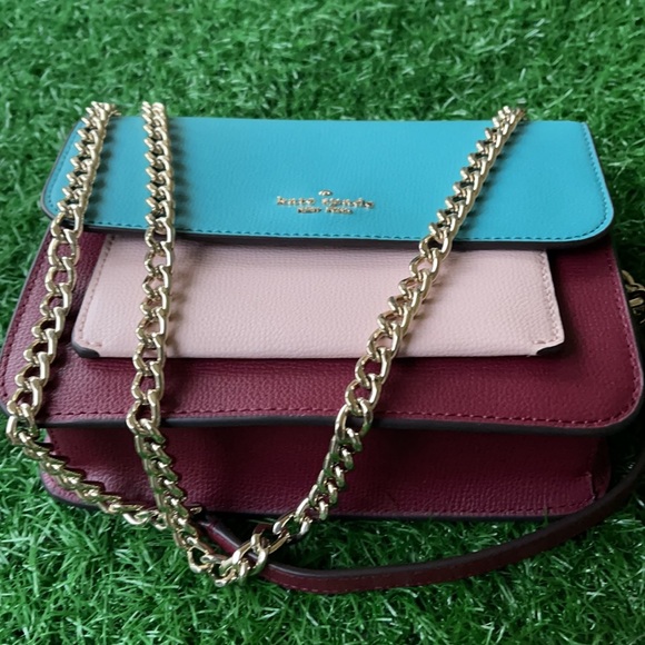 Kate Spade remi colorblock flap chain crossbody - Picture 5 of 16